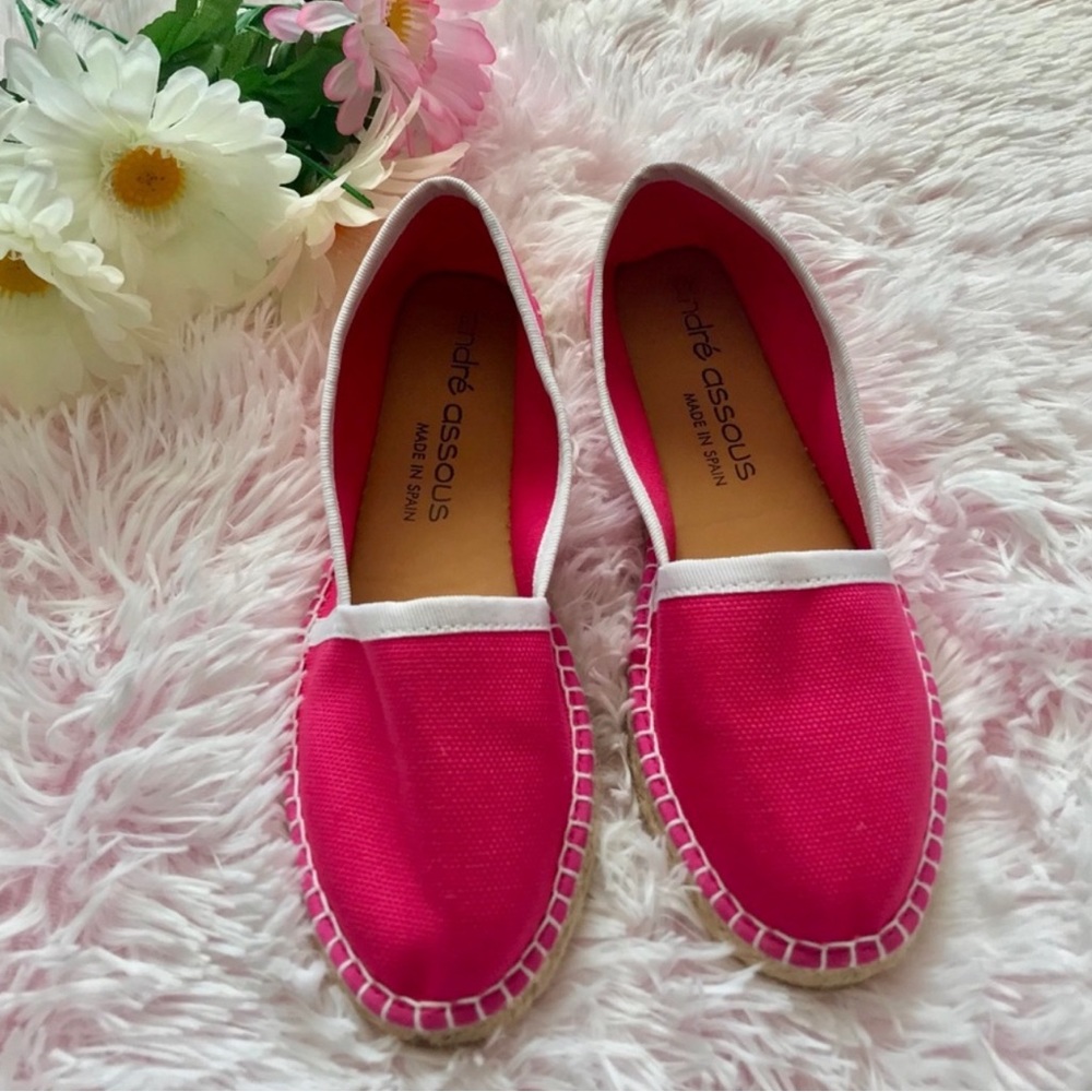 🩷 André Assous Pink Canvas Shoes 🩷